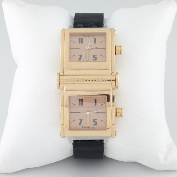 Jorg Hysek 18k Yellow Gold Limited Edition of 200 Dual Time Quartz Watch - Picture 2 of 7